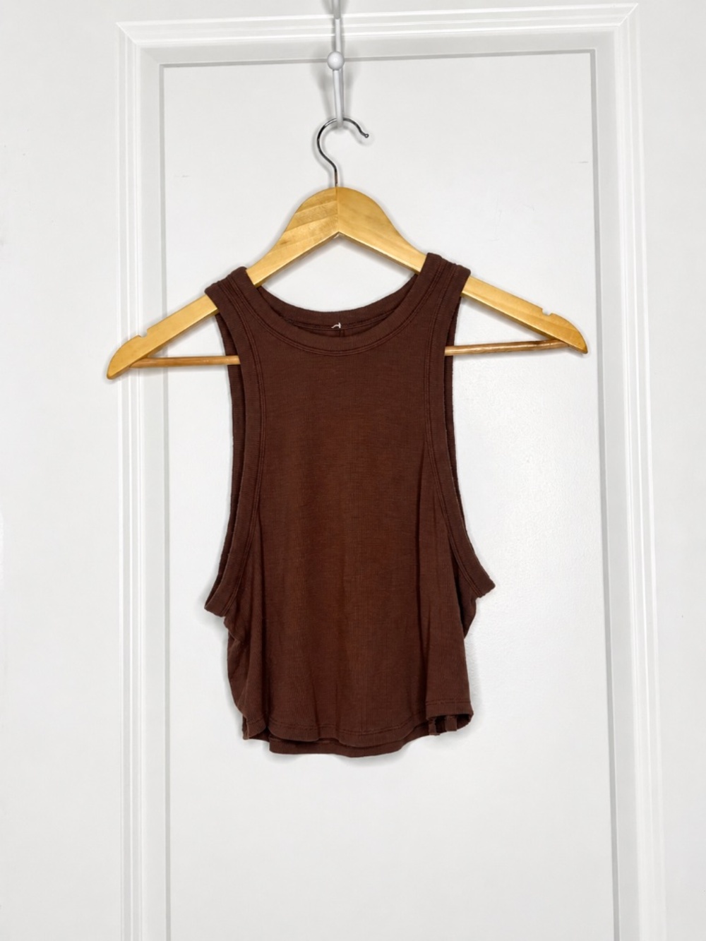 Lululemon Brown Ribbed Tank Top Size 8
